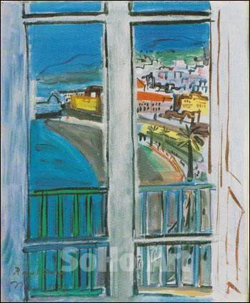 Qui a peint Fentre sur la promenade des anglais ?