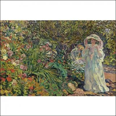 Quel peintre a reprsent sa femme Suzanne dans le jardin d'Agay ?