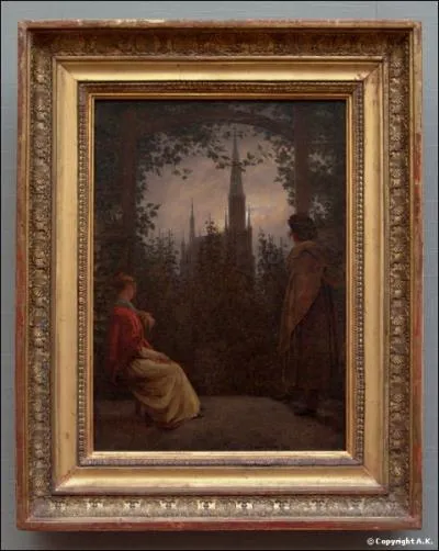 Qui a peint 'Charmille de jardin' ?