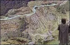 O l'arme de Thoden campe-t-elle avant de faire route vers Minas Tirith ?