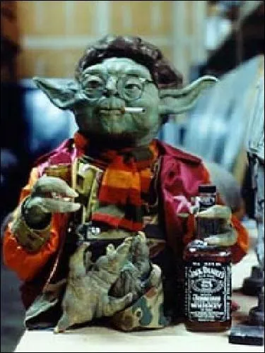 Matre Yoda se boit l'apro, un petit Jack Daniel's (  consommer avec modration). Jack Daniel's est un ...