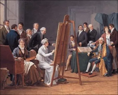 Qui a peint 'Dans l'atelier de Madame Vincent' en 1808 ?