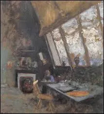 Qui a peint ' Flix Valloton dans son atelier' ?