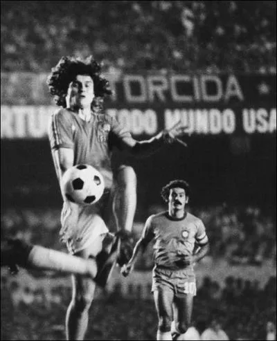 Certes, c'est pas une vraie vole, mais pour une demi-vole, elle vaut une entire. Quel est le joueur franais qui marqua un but magnifique au Maracana en 1977, bien lanc par Platini ?
