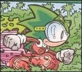 Il manie les plantes dans un comic :