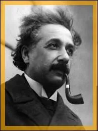 Entre deux bouffes de sa pipe, ce clbre physicien tudia la relativit :