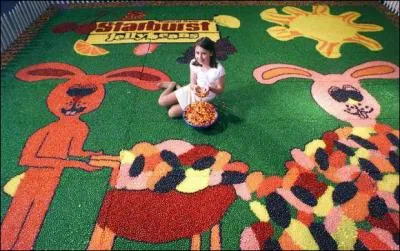 Quel ge a la cratrice de cette mosaque de Jelly Beans ?