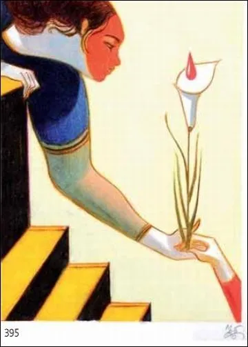 Femme  la fleur (un calla) est une oeuvre de ?