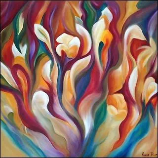 Swirling flowers est un tableau du peintre ?