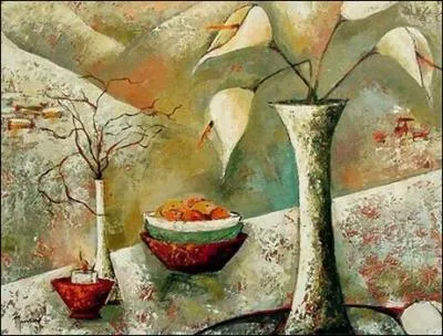 Arums fraicheur est un tableau peint par ?