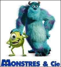 Dans ce film de chez Pixar, voici Jacques Sullivan (dit Sulli) et Robert Razowski (dit Bob), des 'terreurs d'lite'. Lequel est Bob ?