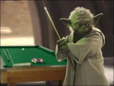 A quel jeu de billard, Matre Yoda joue-t-il ?