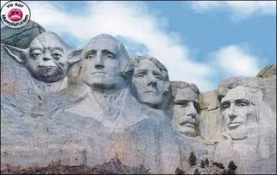 Sur quel monument Matre Yoda, incrust s'est ?