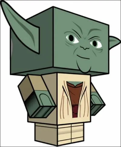 Aprs un dur combat, Matre Yoda s'est pris une tte au...