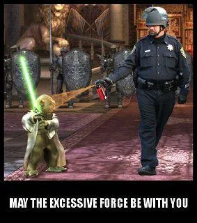 Yoda ffrontant un C. R. S. Que veut dire C. R. S ?