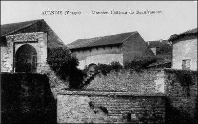 Par qui les premires bases du chteau de Beaufremont, au Ve sicle ont-elles t construites ?