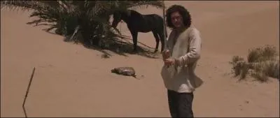 Quel est le nom du 'chevalier' musulman tu par Balian alors que celui-ci est perdu dans le dsert ?