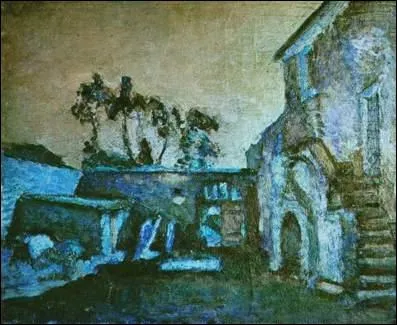 Qui a peint Cour du moulin, Ajaccio ?