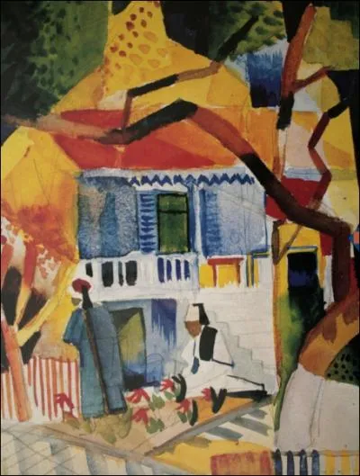 Qui a peint Cour intrieure de la maison ?