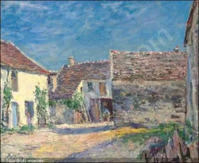 Qui a peint Cour de ferme prs de Moret ?