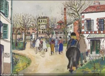 Qui a peint Personnages dans la cour de l'asile  Ivry ?