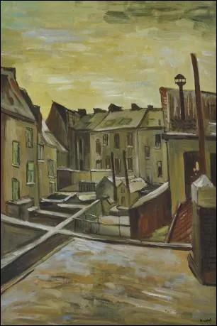 Qui a peint Arrire-cour  Auvers ?