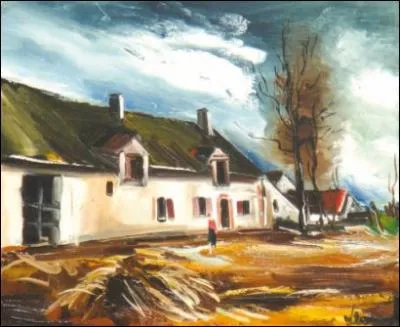 Qui a peint Cour de ferme ?