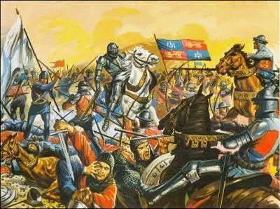 C'est le dsastre d'Azincourt, malgr la supriorit numrique franaise.