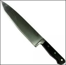 Ce couteau est souvent brandi par quel personnage menaant les Simpson ?