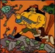 Quel est le nom du super hros imagin par Otto Bus ?