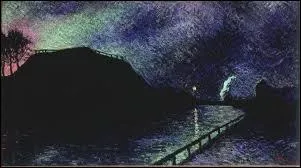 Clair de lune sur le canal de Charleroi