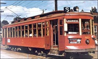 En quelle anne a circul pour la dernire fois un tramway  Montral ?