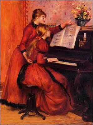 Qui a peint La leon de piano ?
