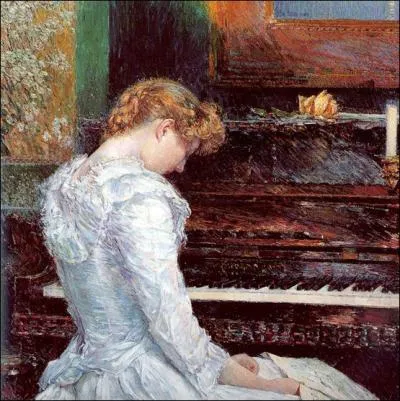 Qui a peint cette femme au piano ?