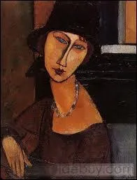 Quel est l'auteur de 'Jeanne Hbuterne au Chapeau et Collier' ?