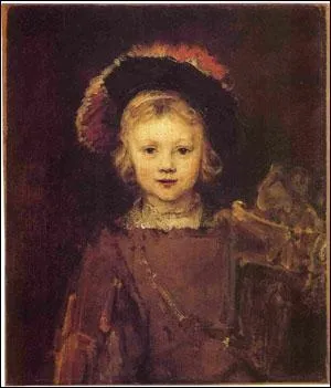 Qui a reprsent son fils dans ce 'Portrait of a Boy in Fancy Dress ou Titus'' ?