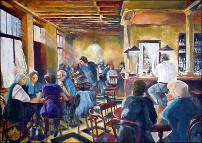 Qui tient l'estaminet dans lequel Coupeau vient s'enivrer ?