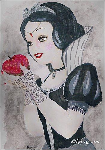 Trop simple ! Elle va croquer dans sa pomme, elle est :