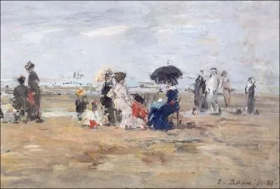 Trouville, Scne de plage