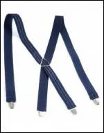 Les bretelles bleues sont des accessoires vestimentaires ports souvent par quel personnage ?