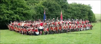 Quel est le nom de cette formation qui russit  stopper nette la charge de la cavalerie francaise ?