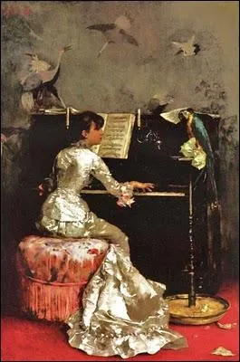 Jeune Femme au piano