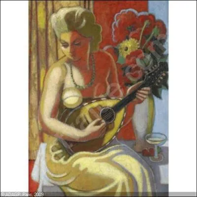 Qui a peint Femme à la mandoline ?