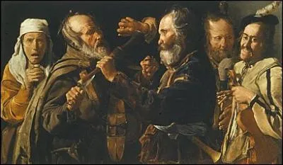Qui a peint Rixe de musiciens ?