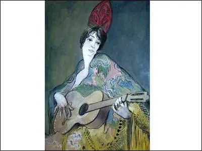 Qui a peint Jeune espagnole à la guitare ?