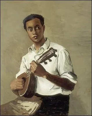 Qui a peint Noir à la mandoline ?