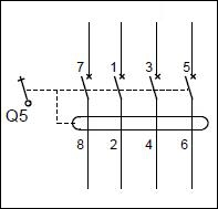 Schema disjoncteur tetrapolaire