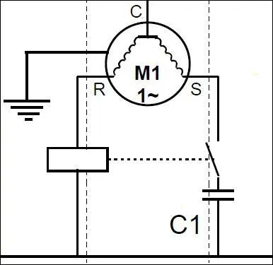 Quel est le type de relais branché sur ce moteur ?