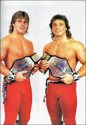 Quelle quipe tait compose par Shawn Michaels et Marty Jannetty ?