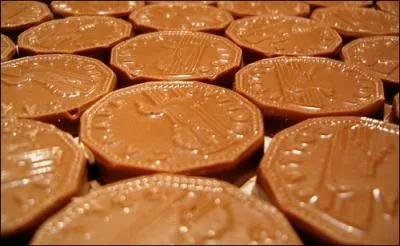 O les Belges ont-ils repris l'ide des pices en chocolat (monnaie offerte aux enfants  la Saint-Nicolas) ?